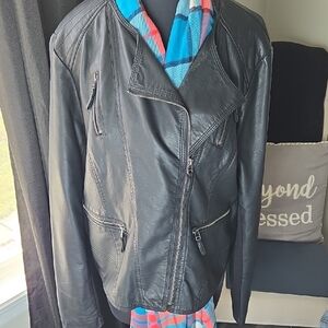 Maurices Black Motorcycle Jacket